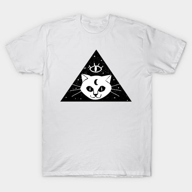 illuminati cat T-Shirt by spaghettis